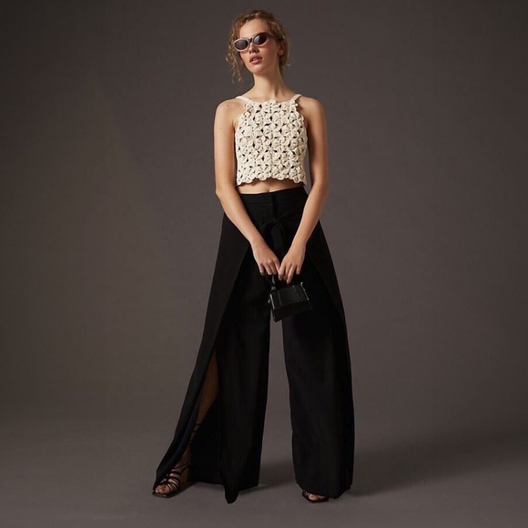 Anthropologie MARGO BARIDON HABANERO PALAZZO WRAP PANTS - Picture 1 of 5